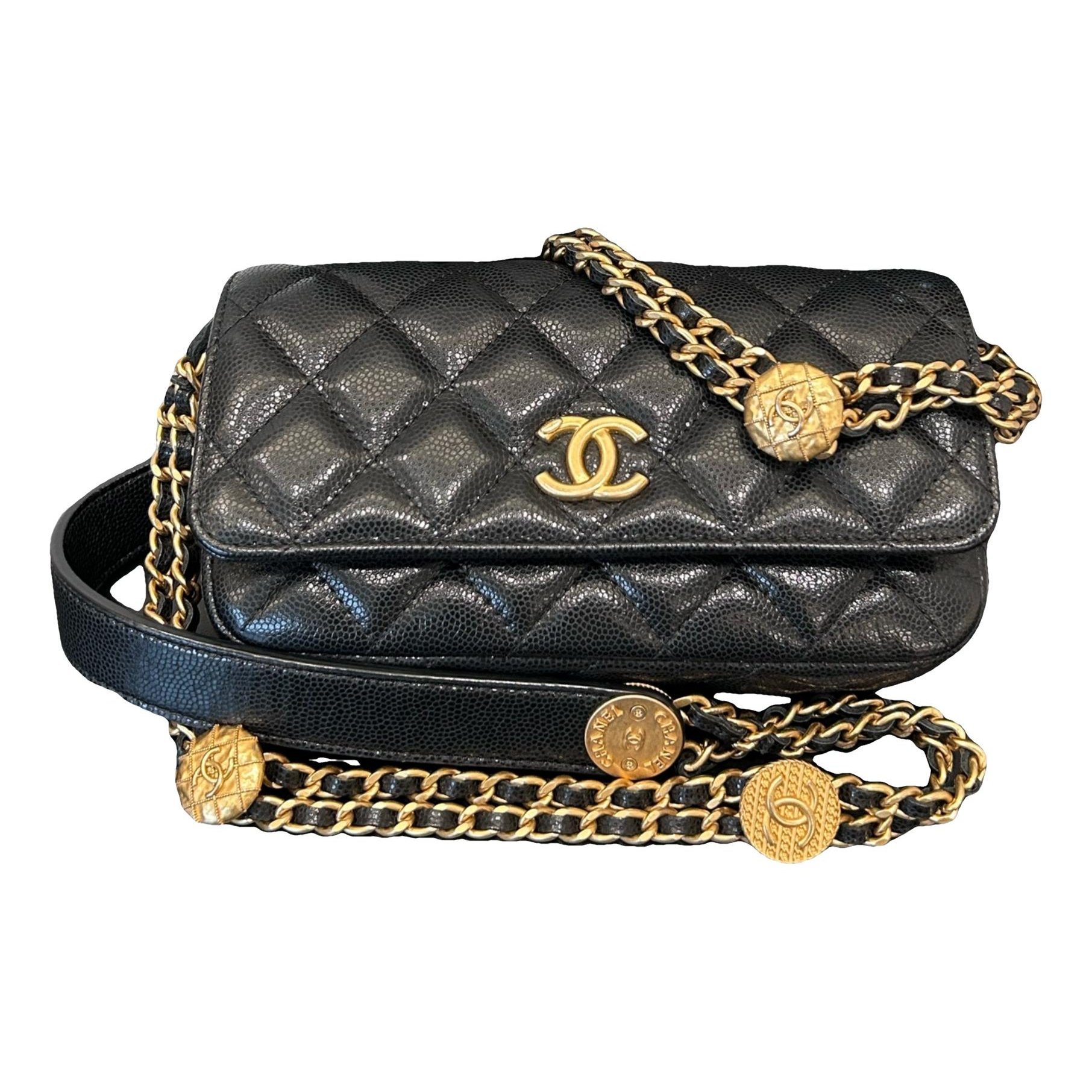 Vanity leather handbag