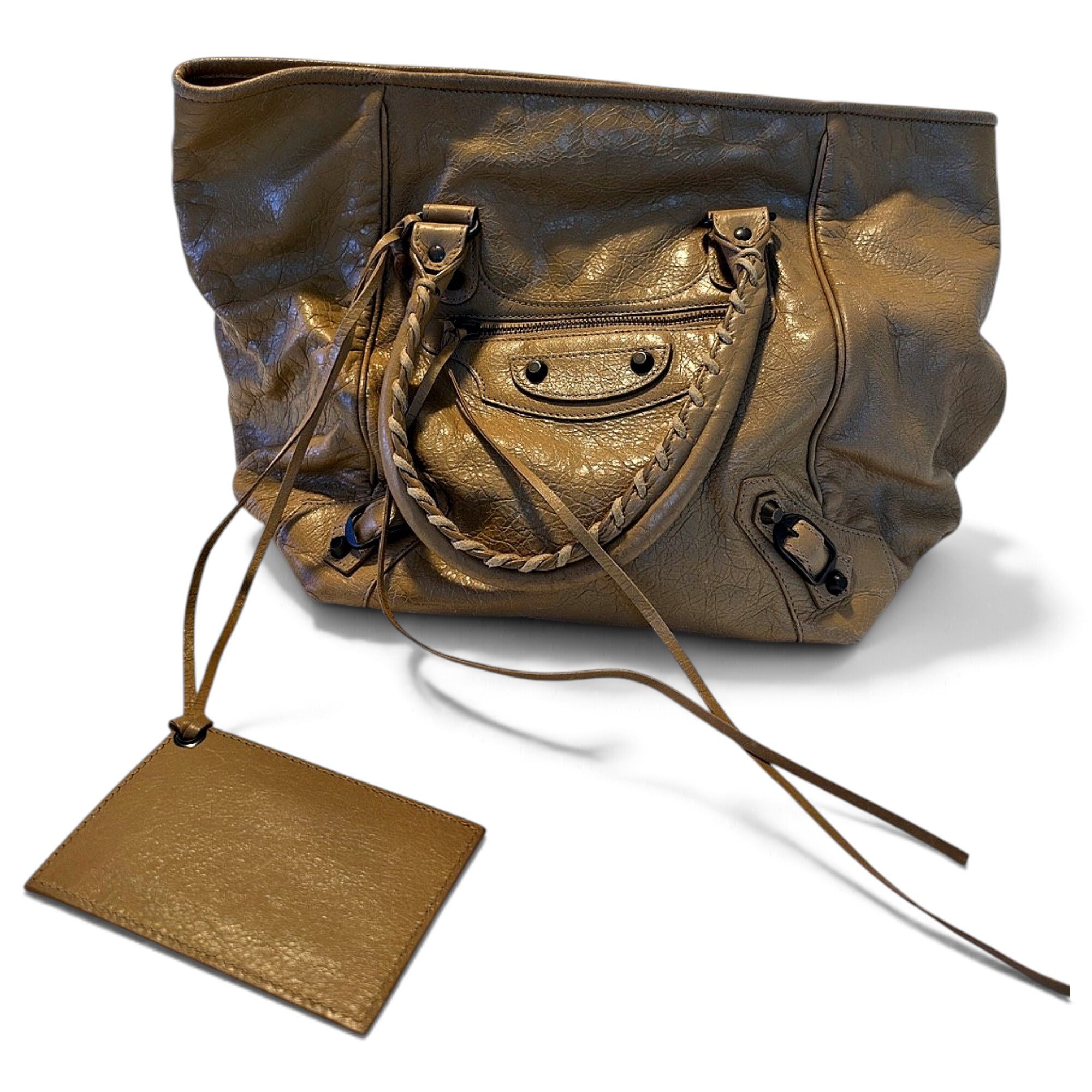 Balenciaga Papier leather tote
