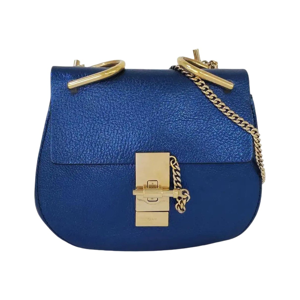 Drew leather handbag