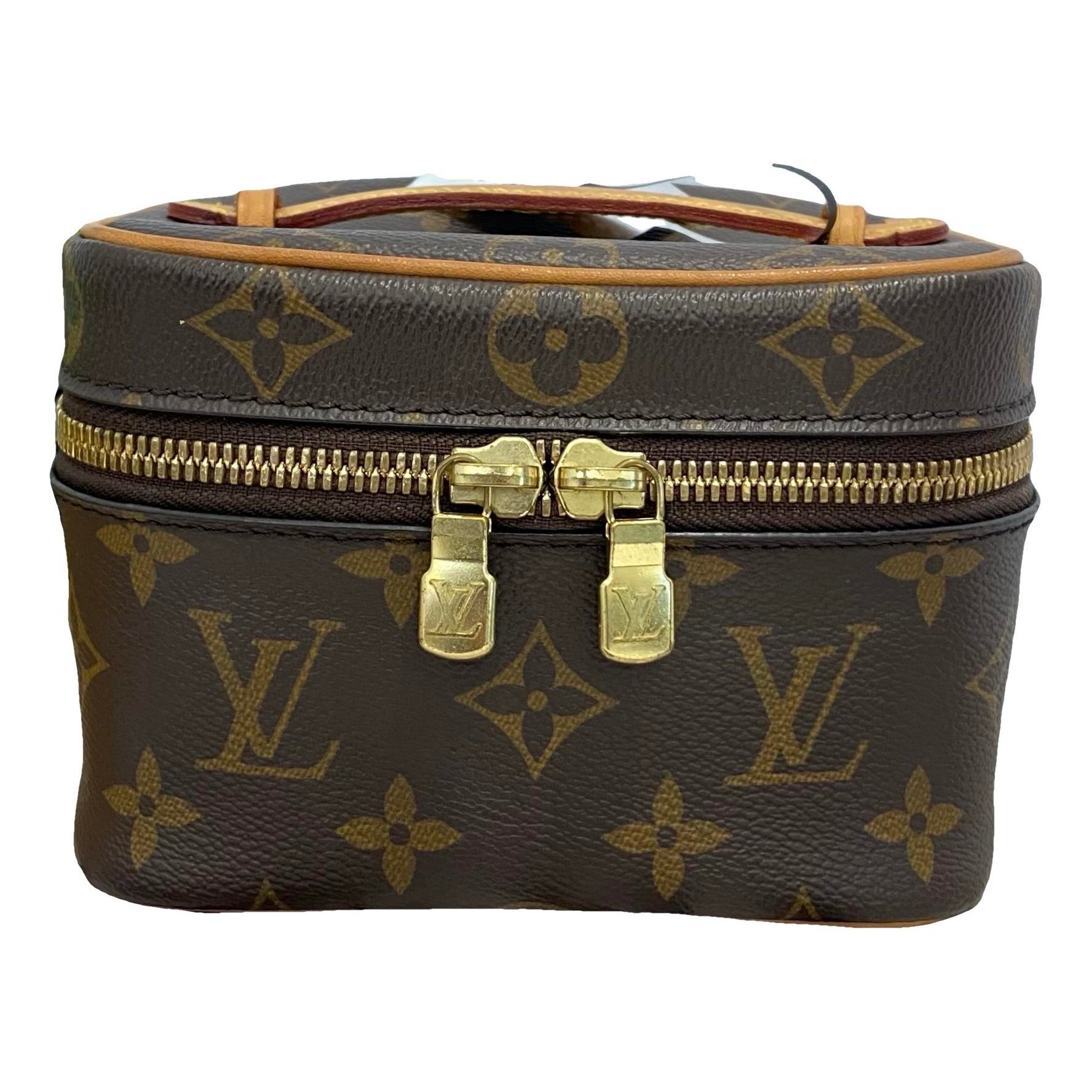 Vanity leather handbag