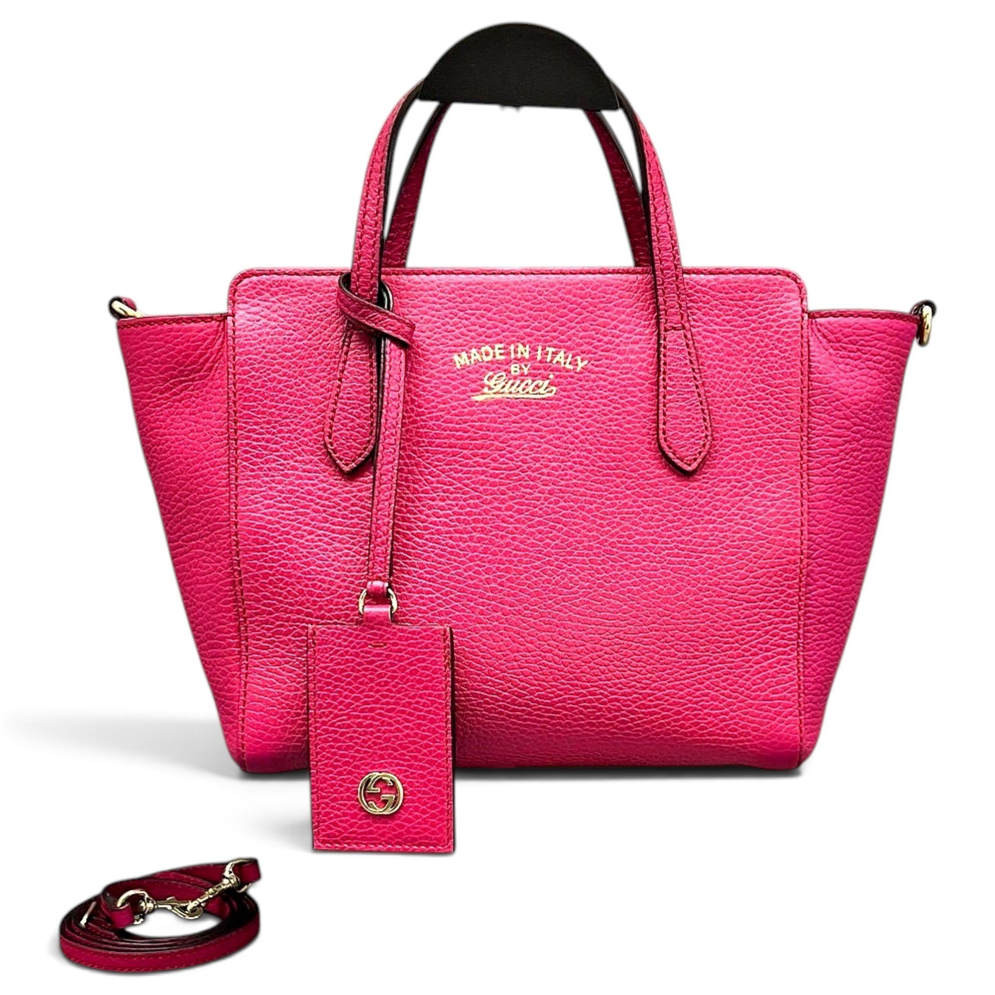 Swing leather handbag