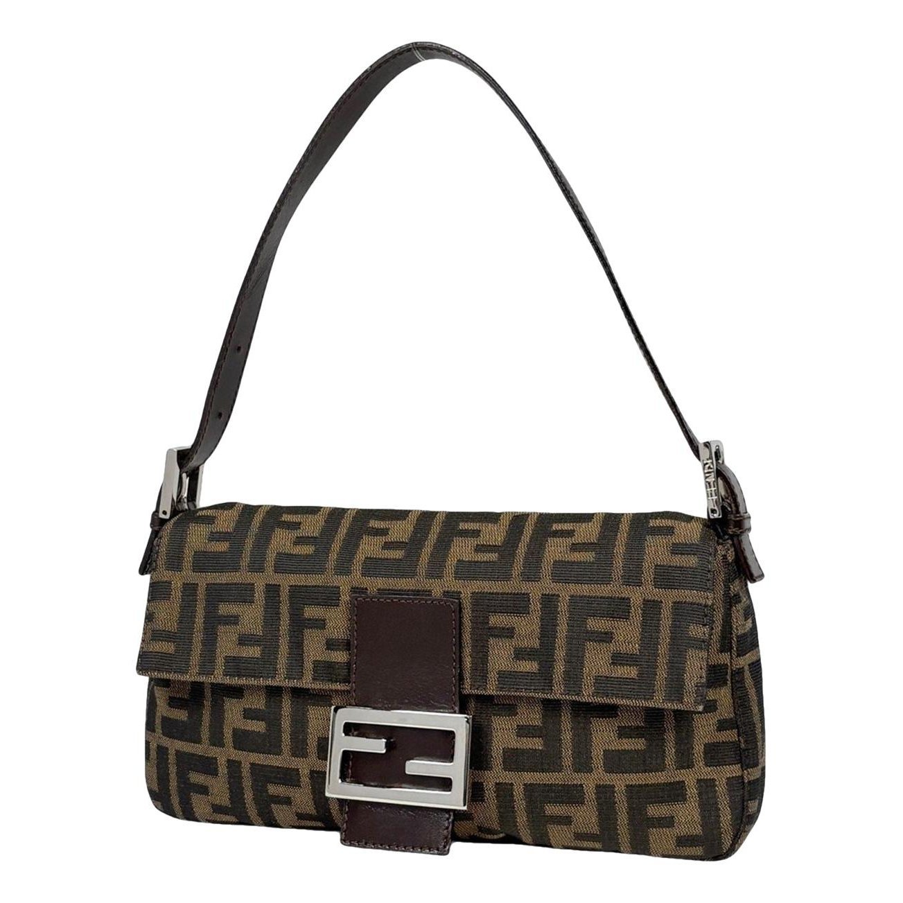 Baguette leather handbag
