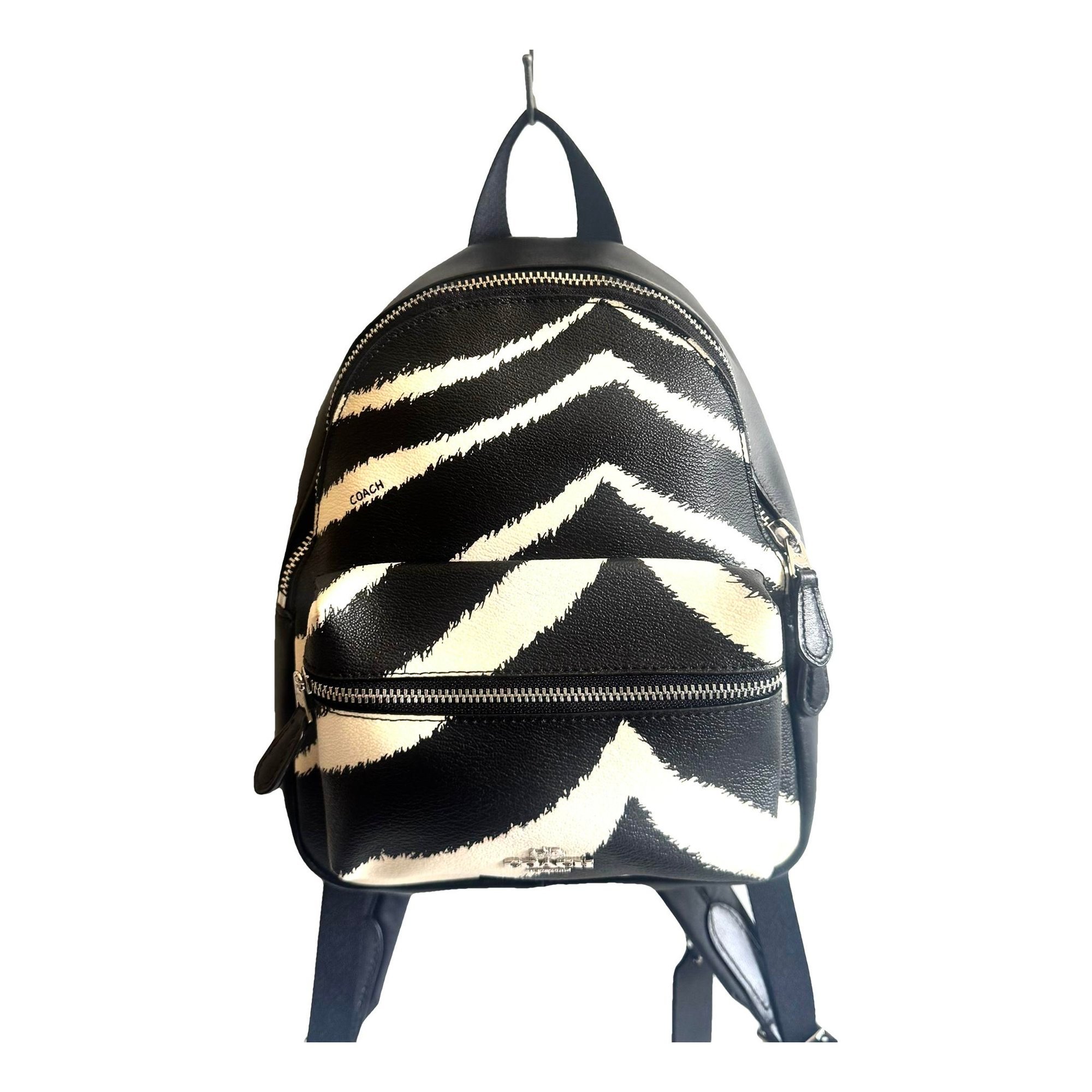 Leather backpack