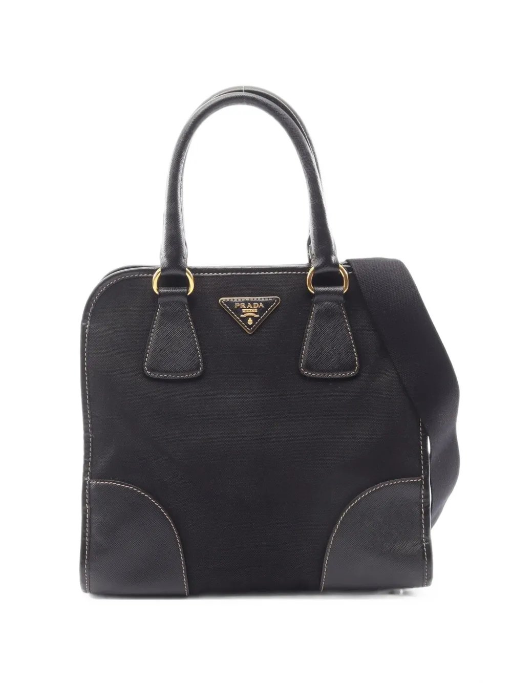 2000s Saffiano leather tote bag