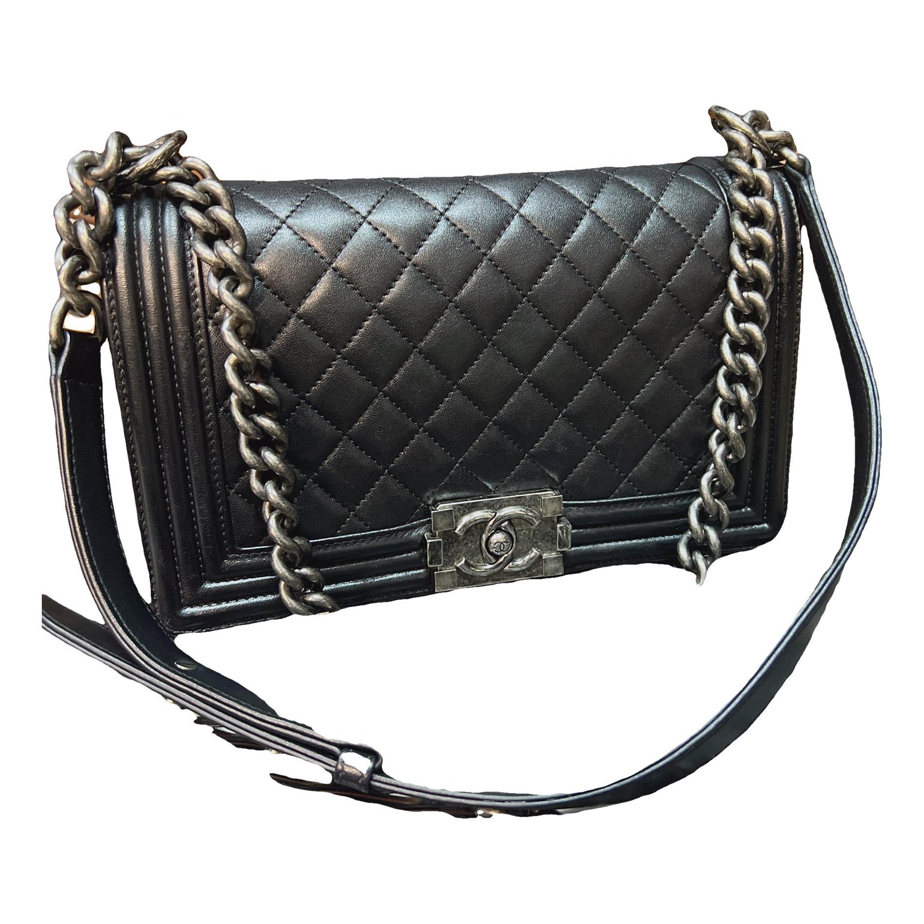 Boy leather crossbody bag