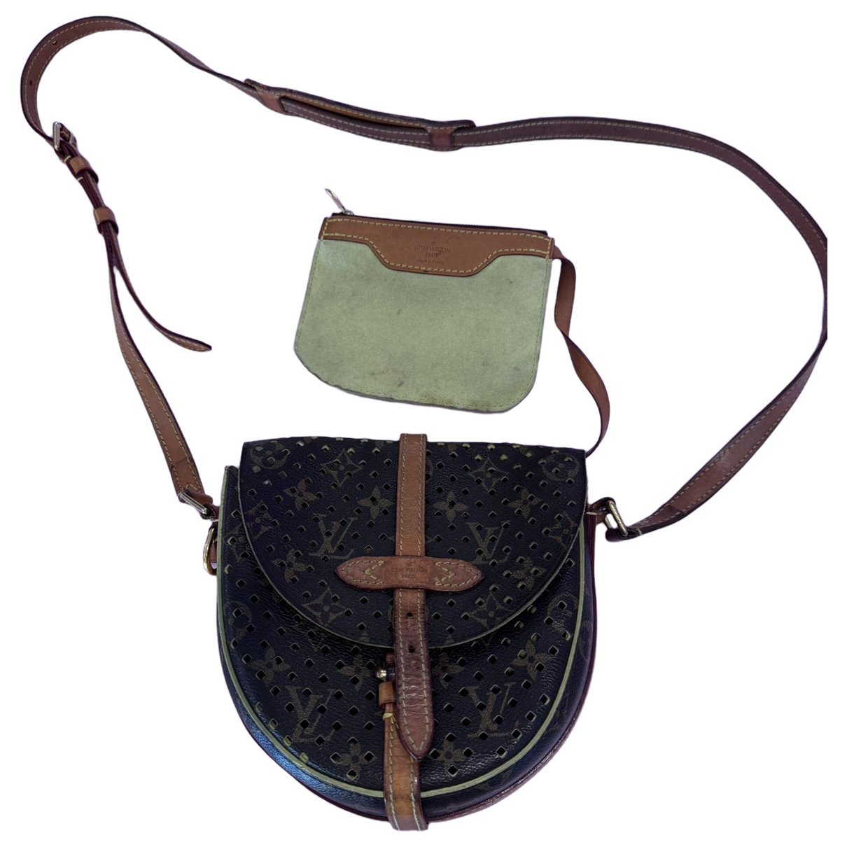 Leather crossbody bag