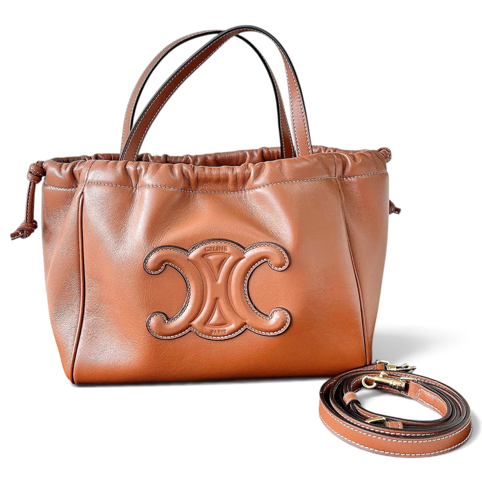 Leather handbag