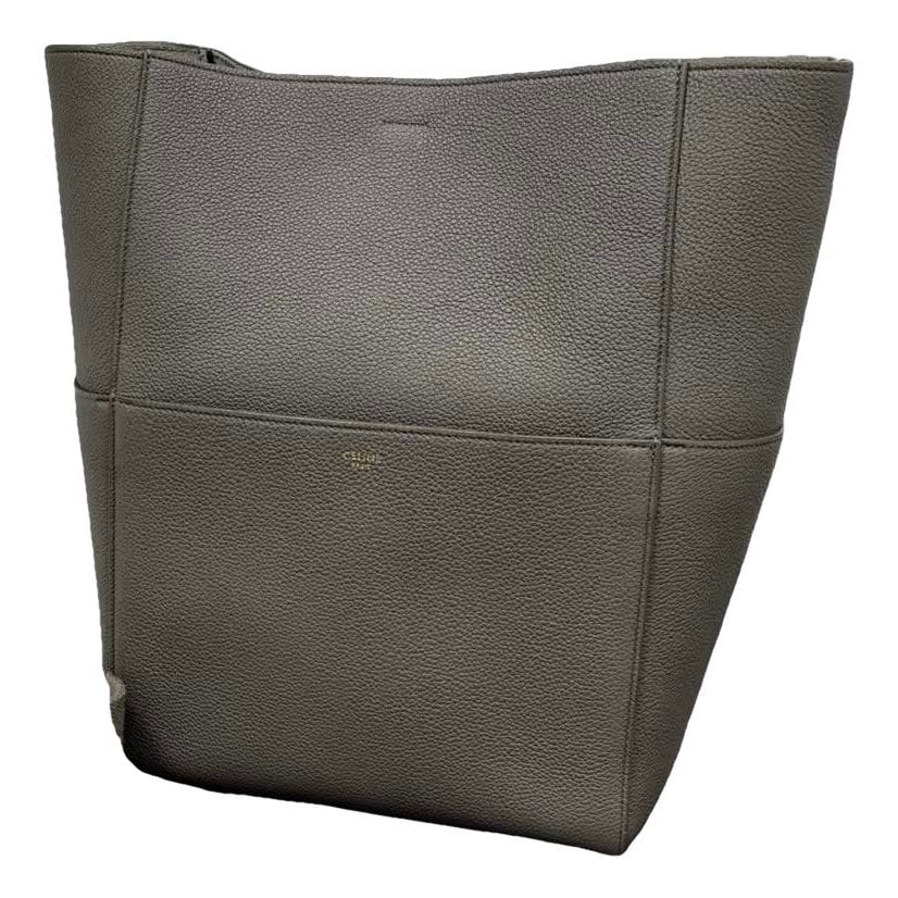 Seau Sangle leather tote