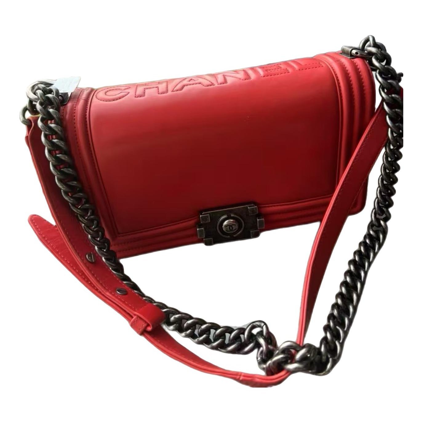 Boy leather handbag