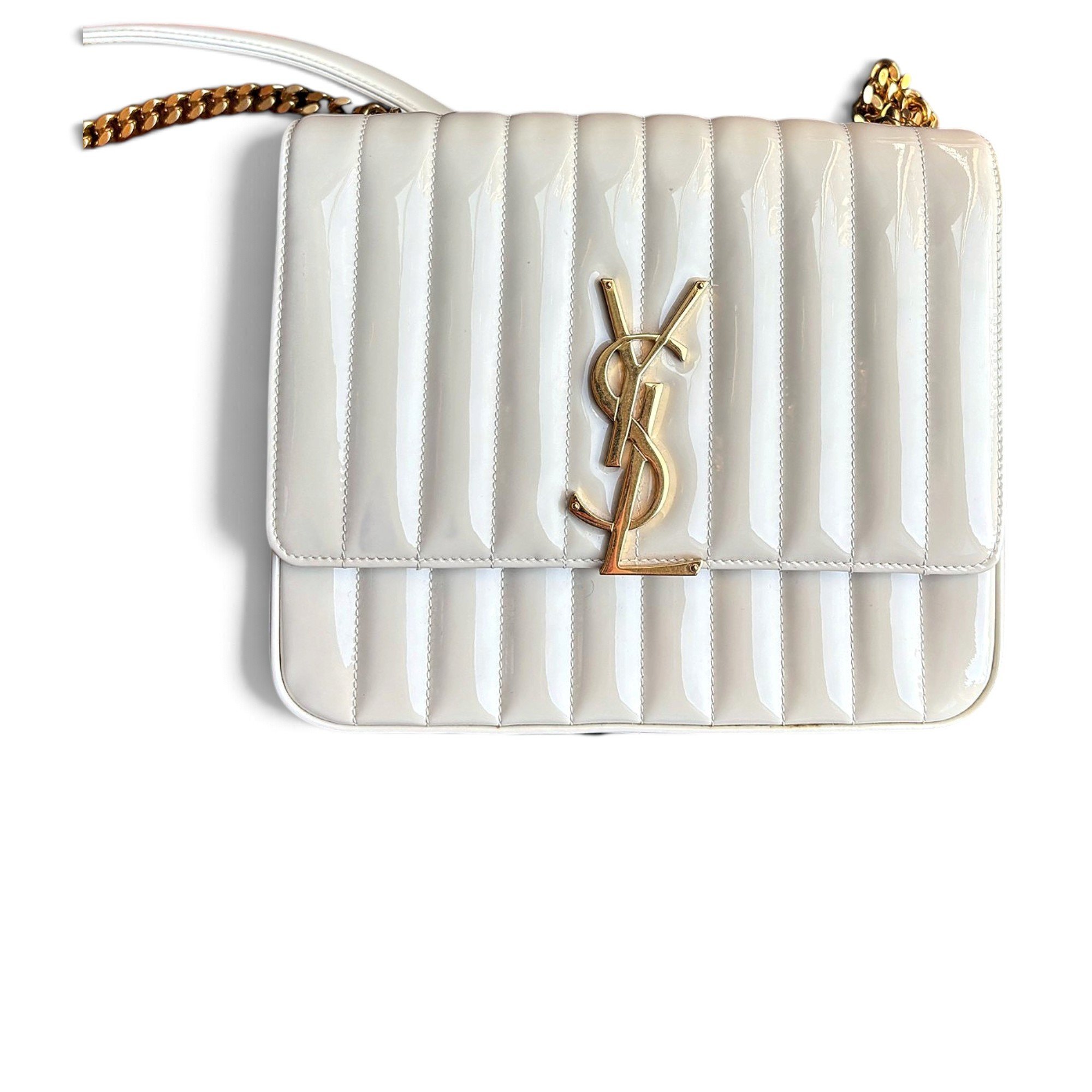 Vicky patent leather handbag