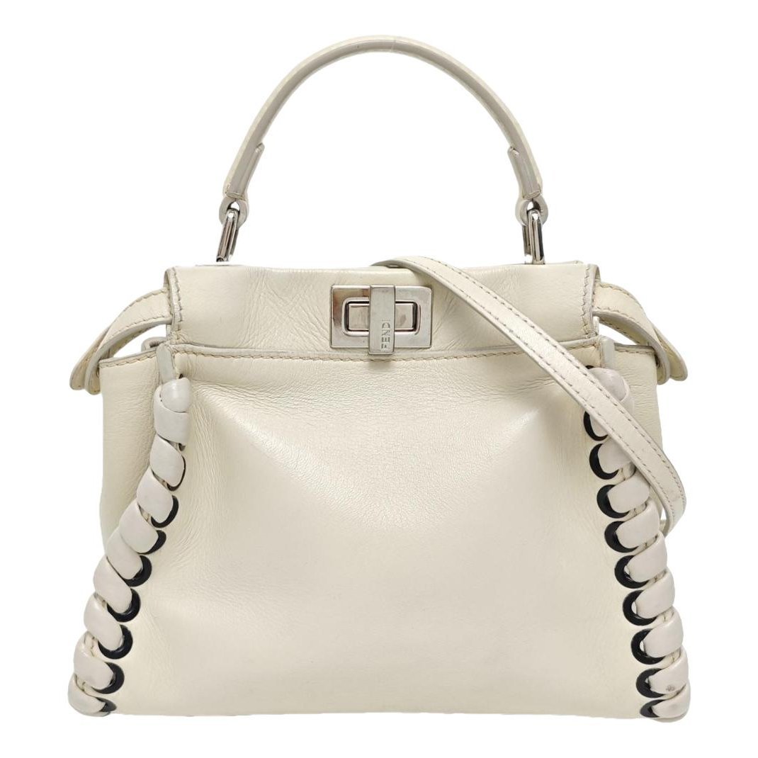 Peekaboo leather handbag