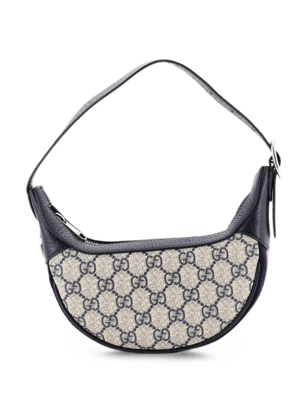 Ophidia Half Moon Bag GG Coated Canvas Mini hobo bag