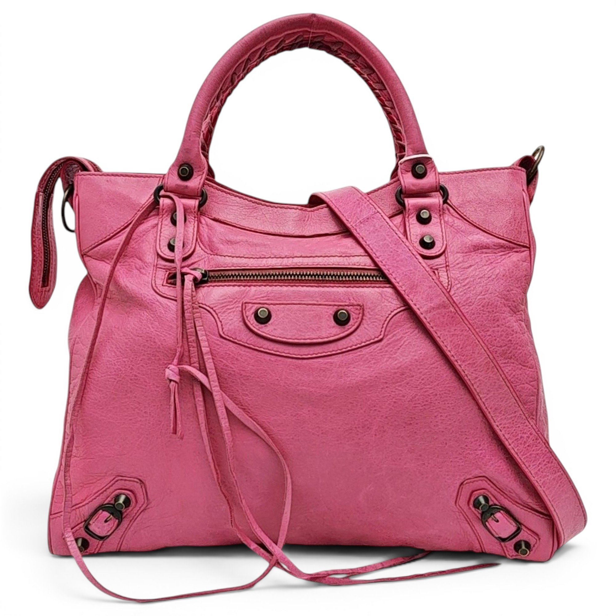 Leather handbag