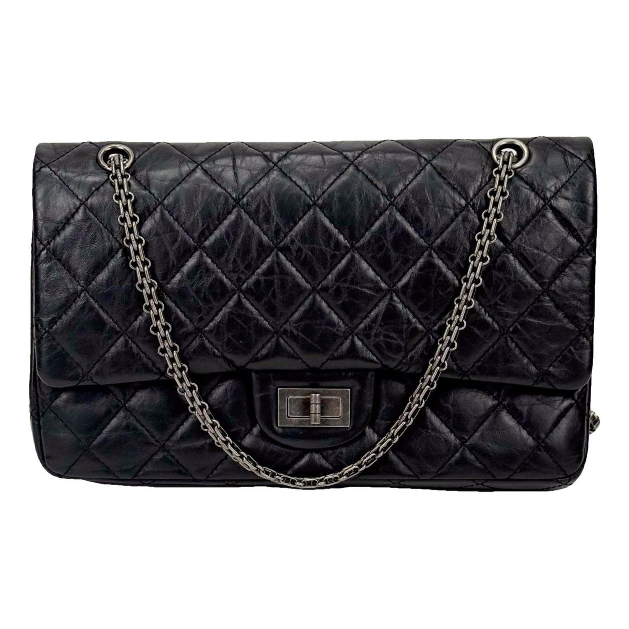2.55 leather clutch bag