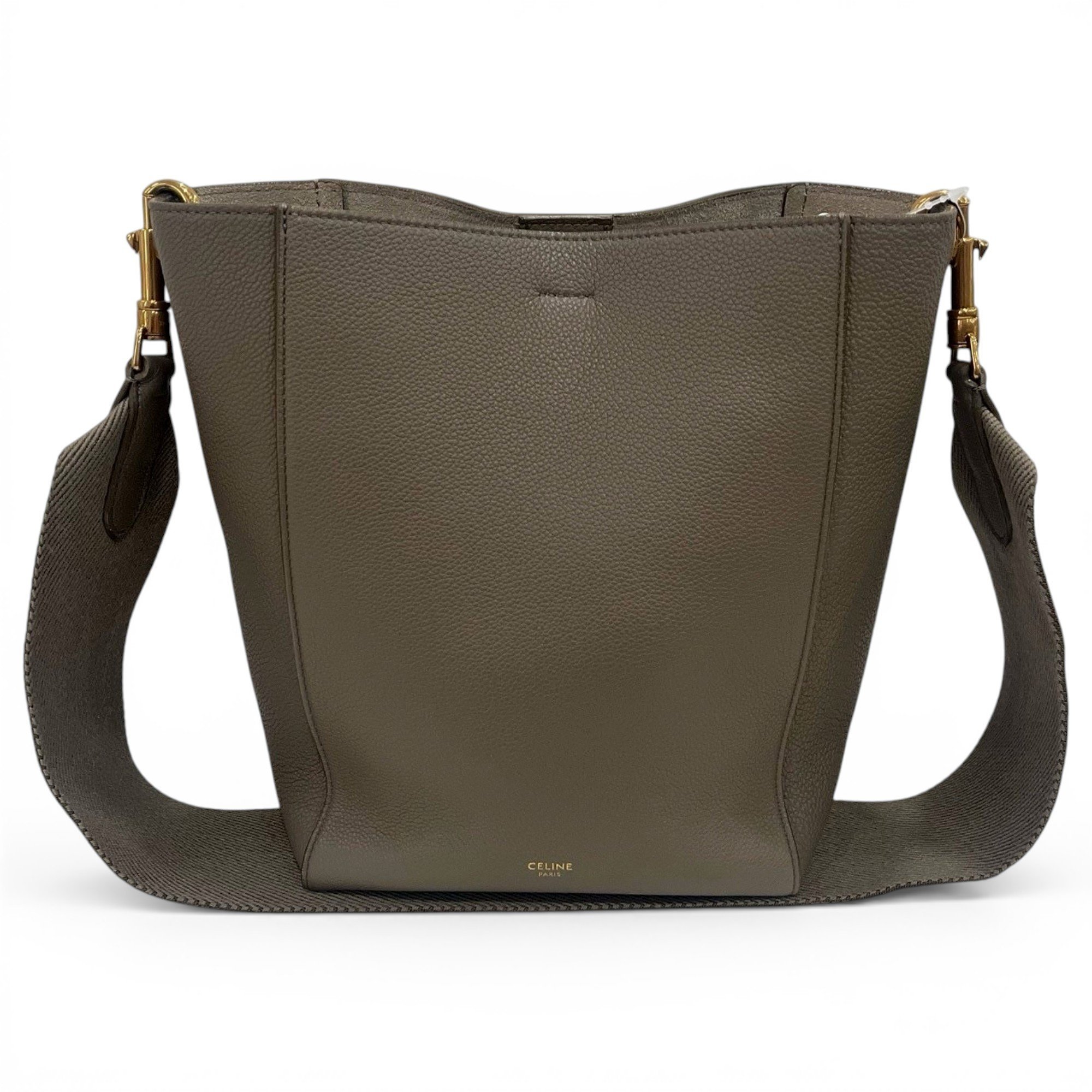 Seau Sangle leather handbag