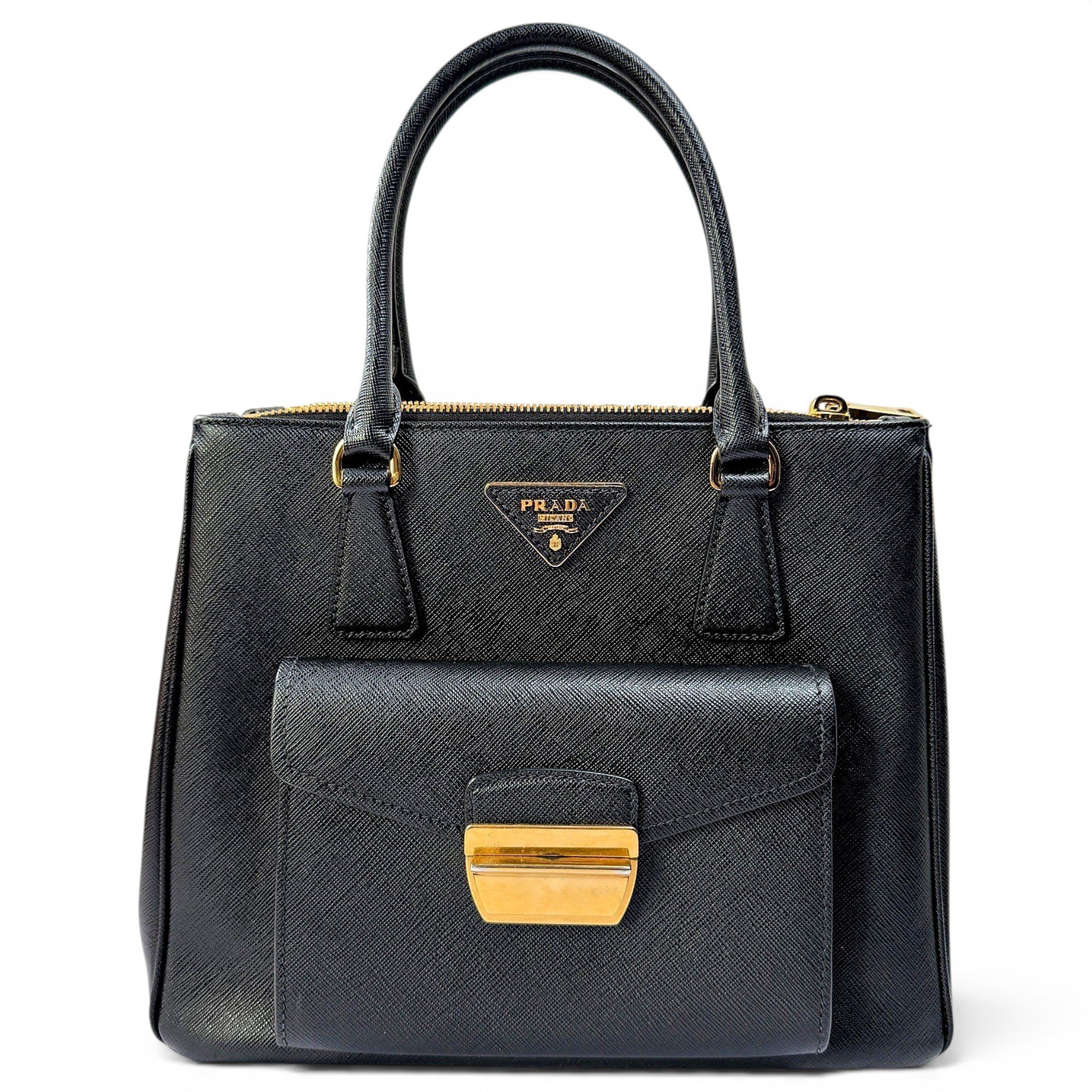 Leather handbag