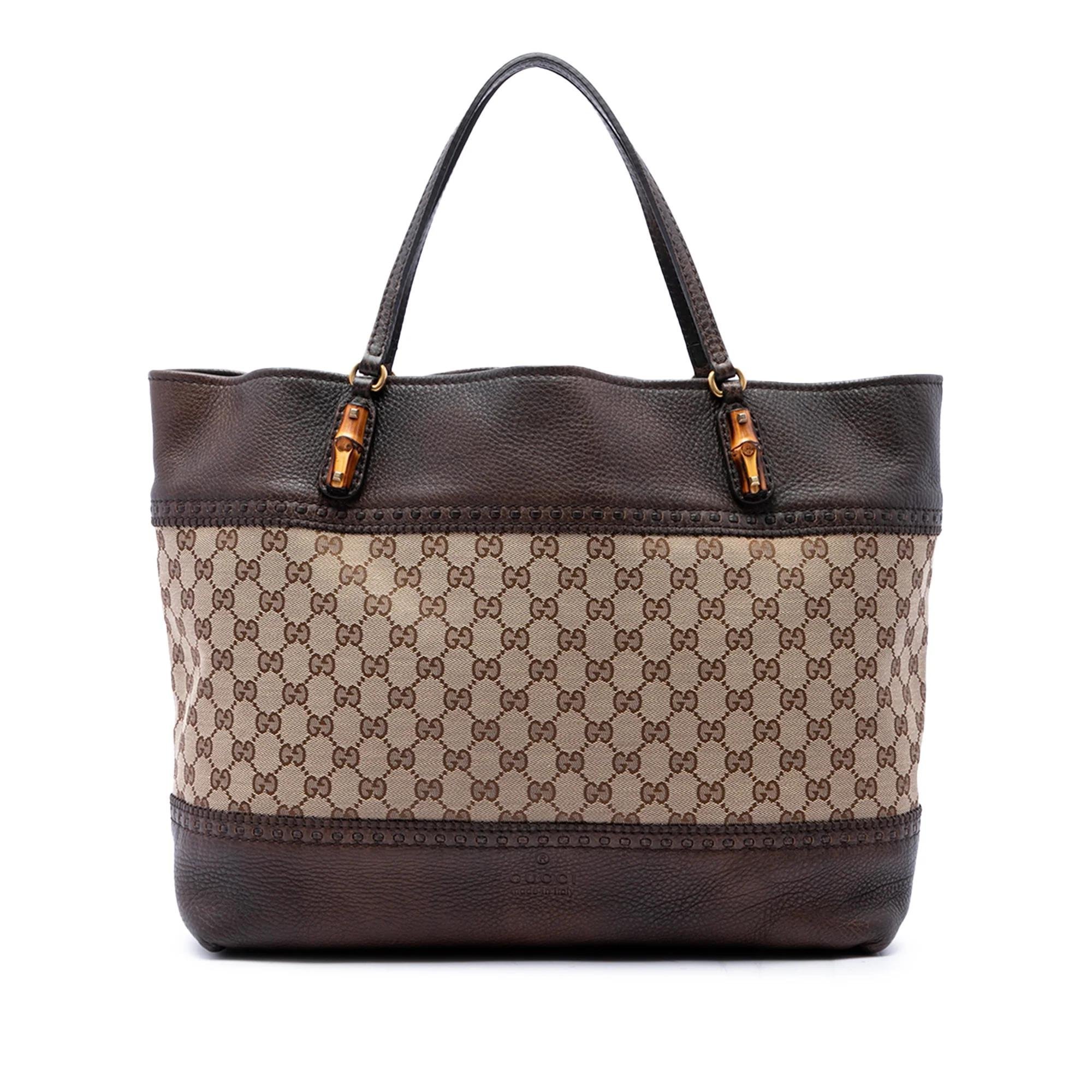 Gucci B leather handbag