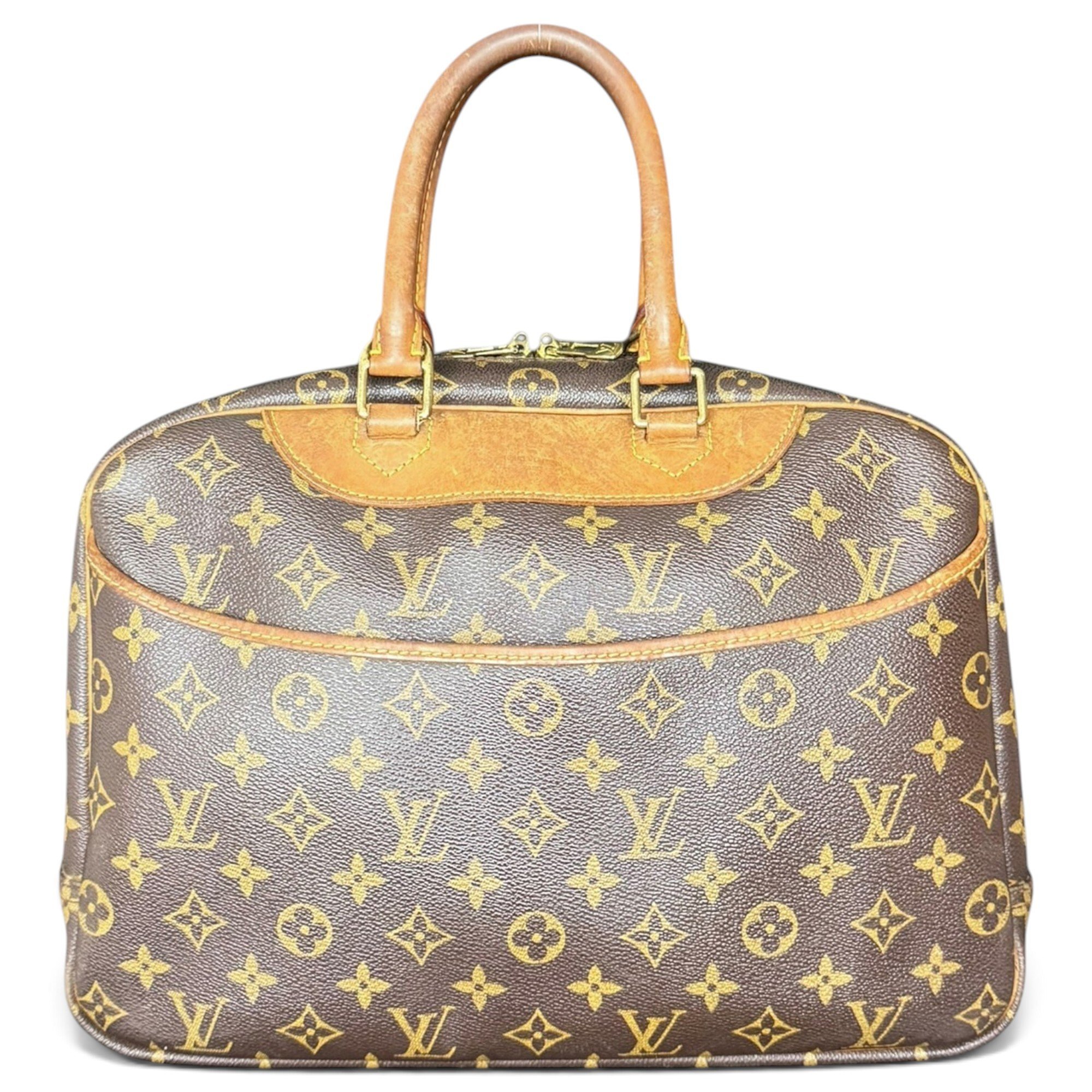 Louis Vuitton Deauville leather handbag