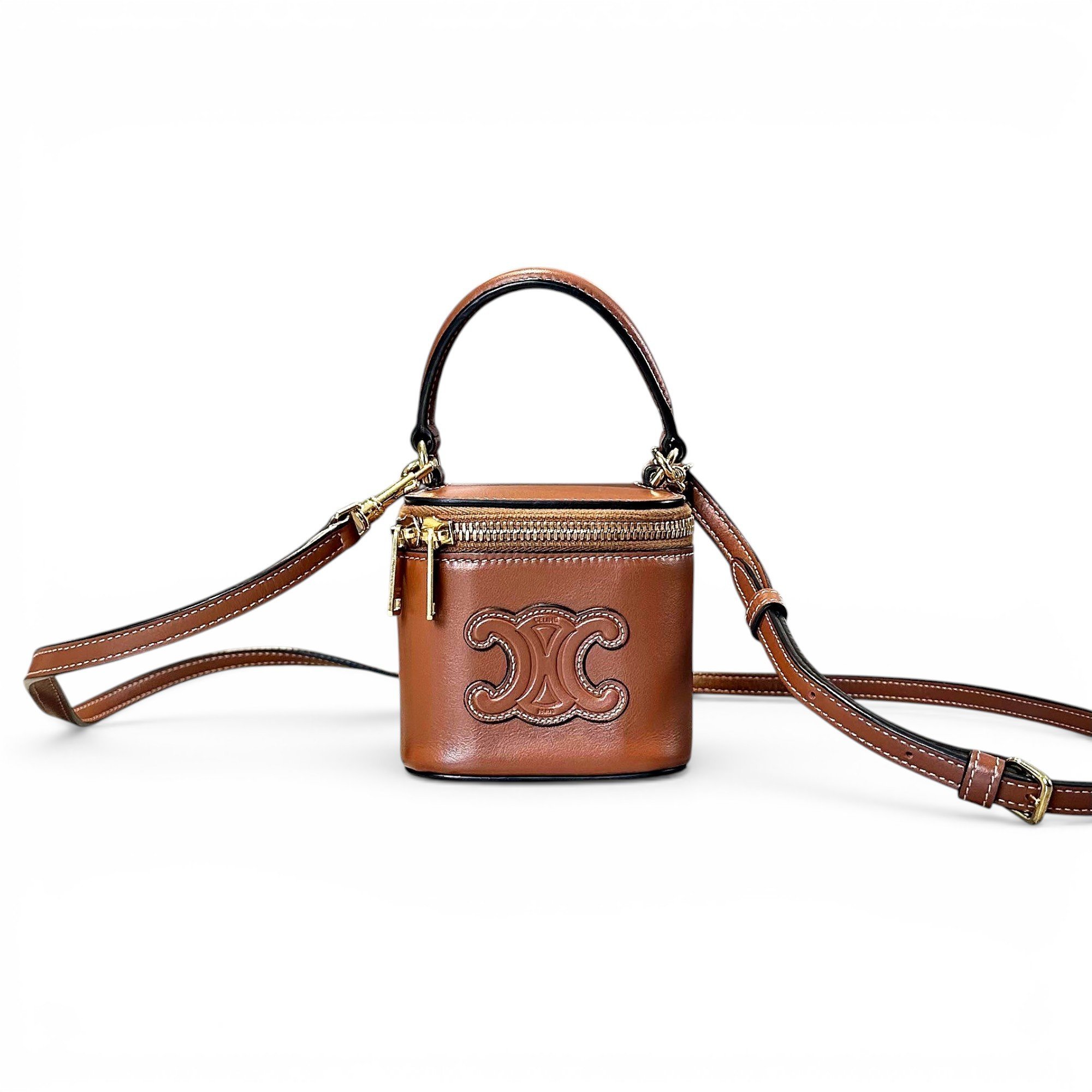 Leather handbag