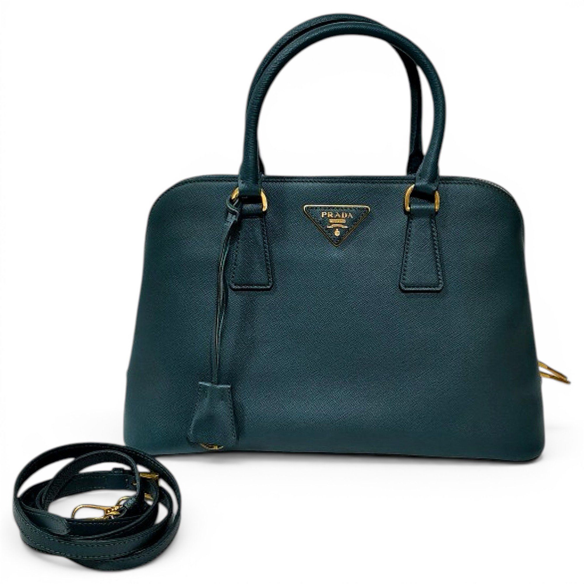 Promenade leather handbag