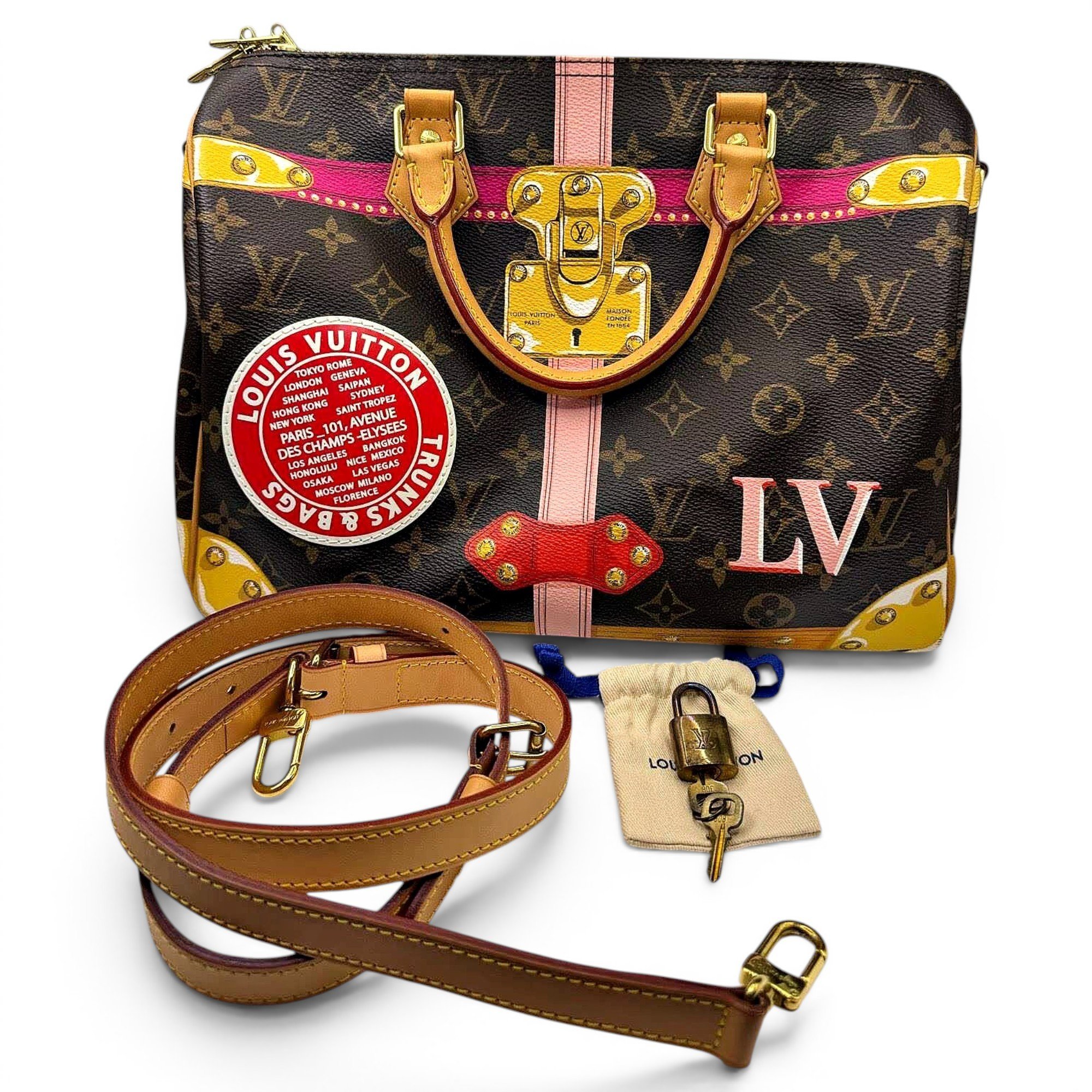 Speedy Bandoulière leather handbag