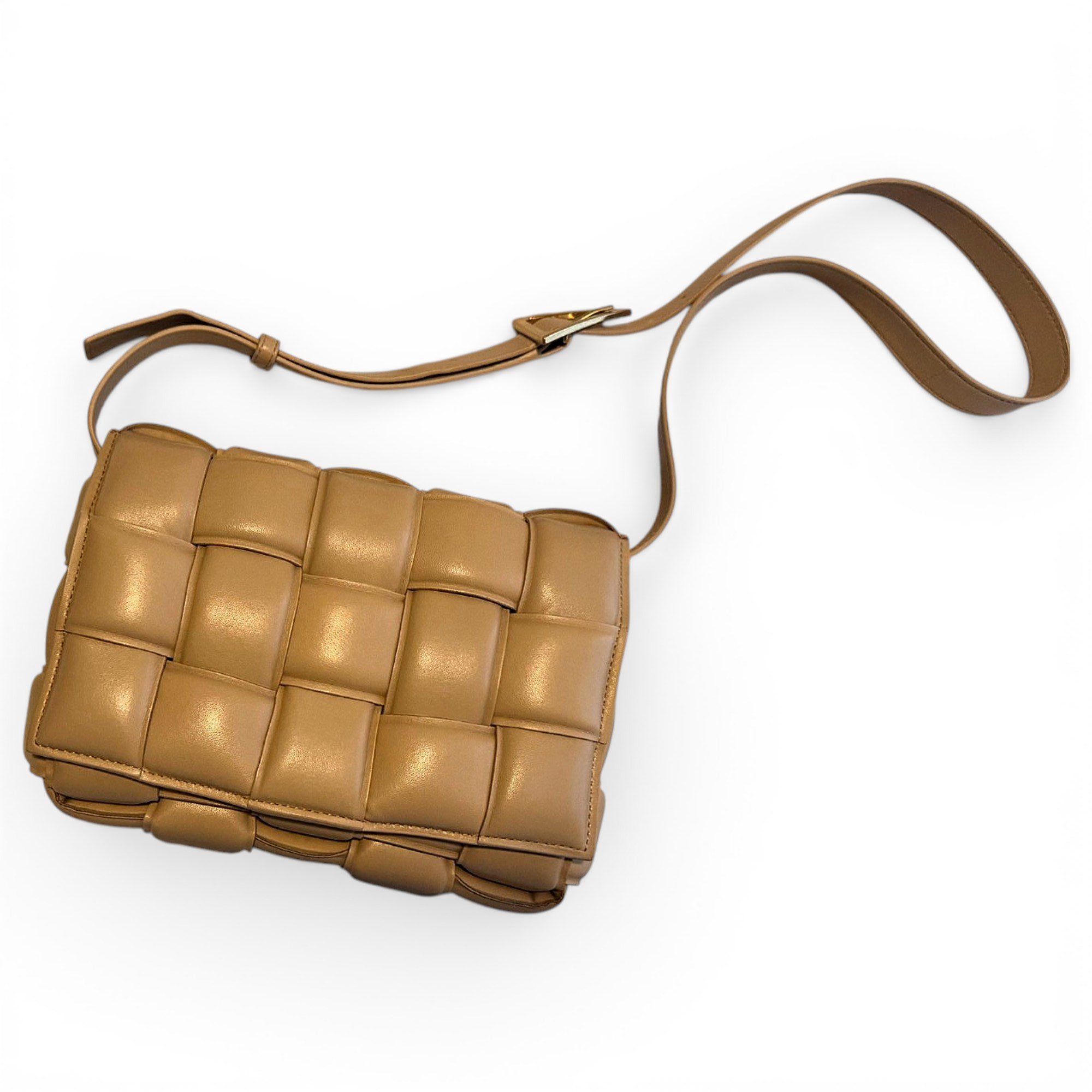 Cassette Padded leather crossbody bag
