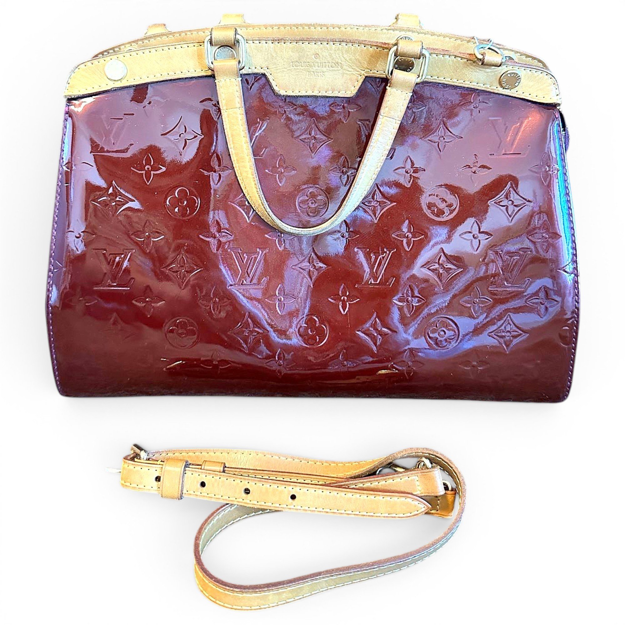 Bréa leather handbag