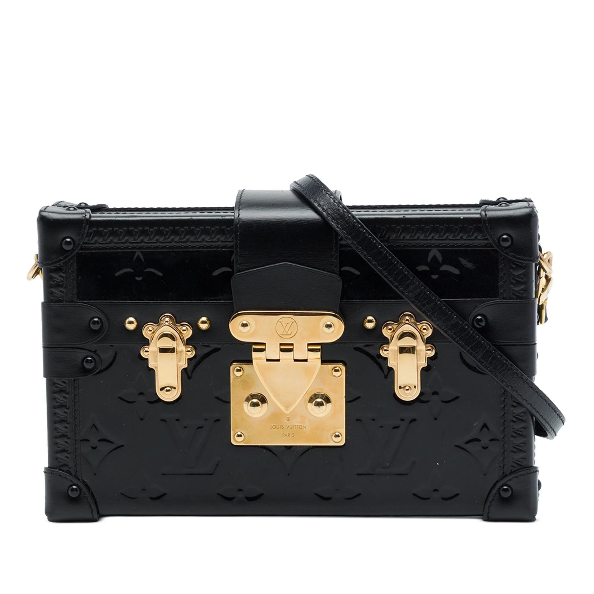 Petite Malle leather handbag