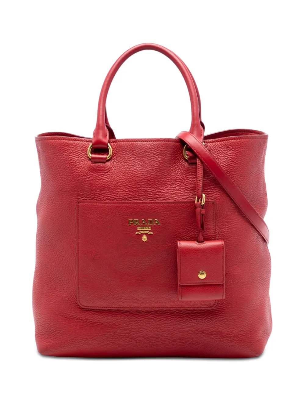 2010-2026 Vitello Daino Front Pocket Convertible Tote satchel