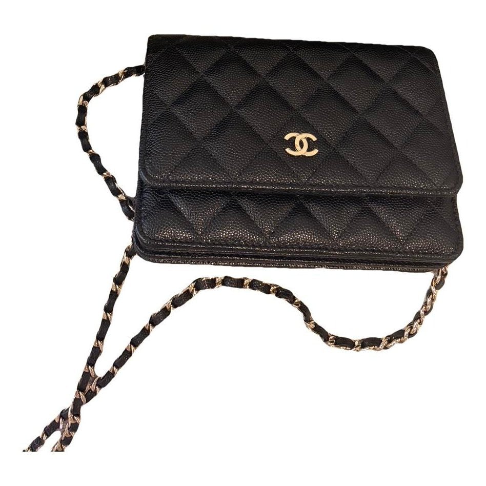 Wallet On Chain Timeless/Classique leather crossbody bag