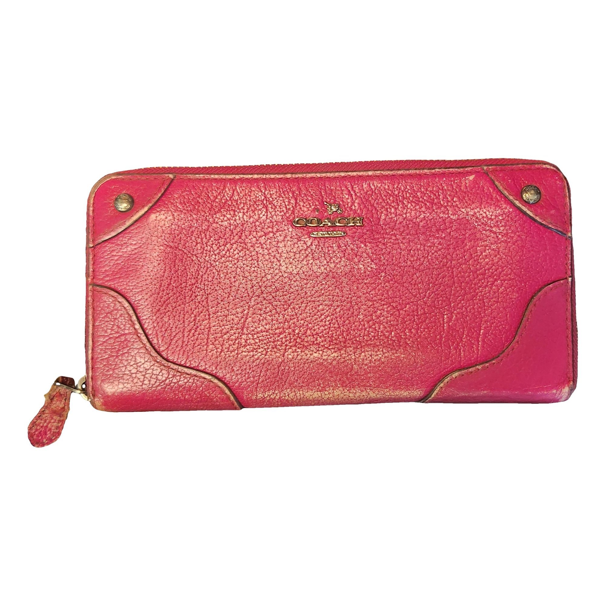 Leather clutch bag