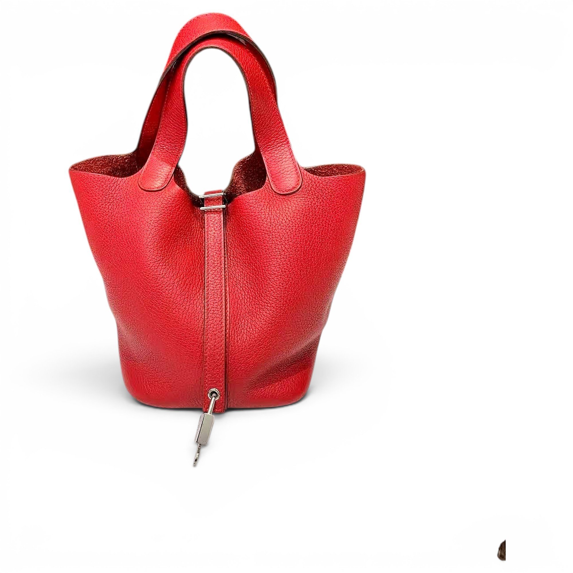 Picotin leather handbag