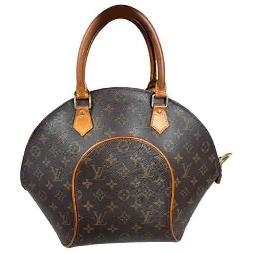 Ellipse leather handbag