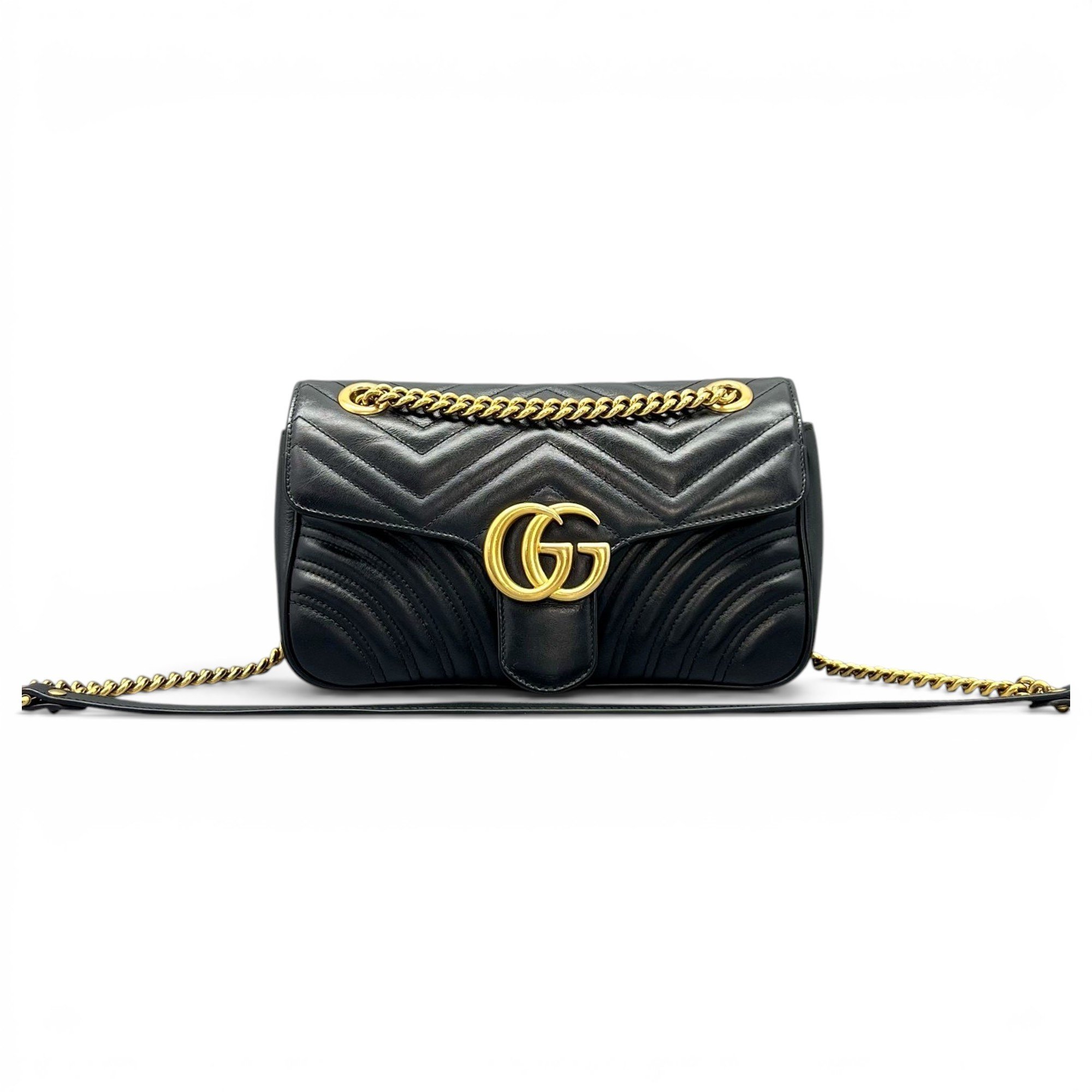 GG Marmont Flap leather handbag