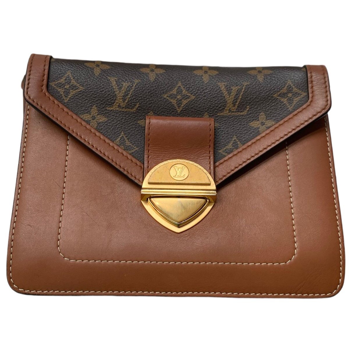 Biface leather handbag