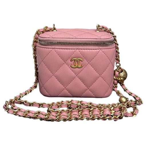 Trendy CC Vanity leather handbag