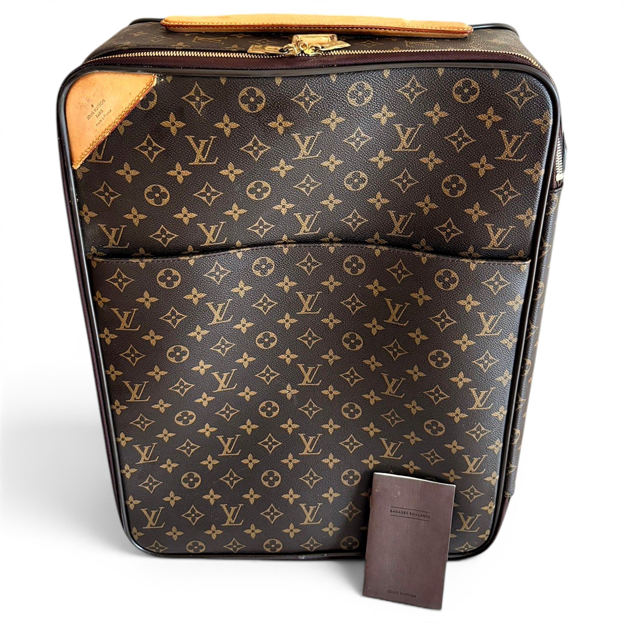 Pegase leather travel bag