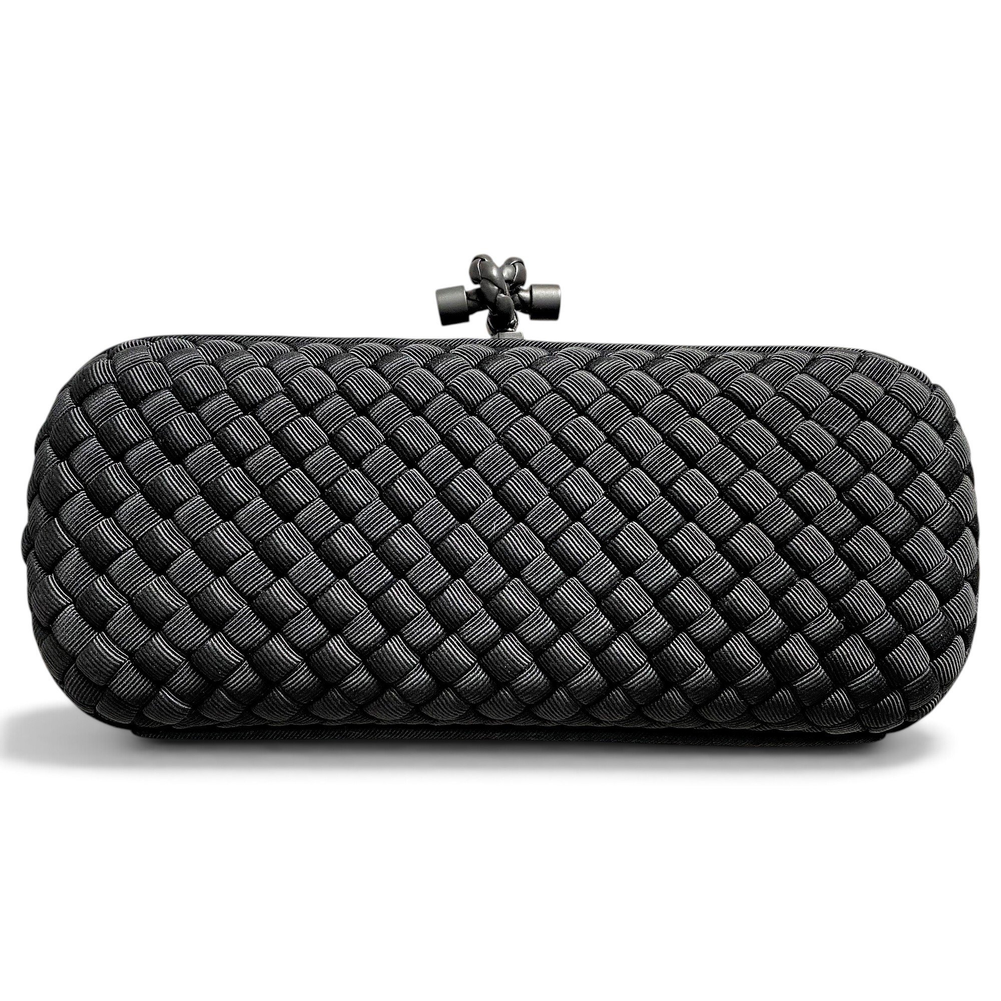 Pochette Knot silk clutch bag