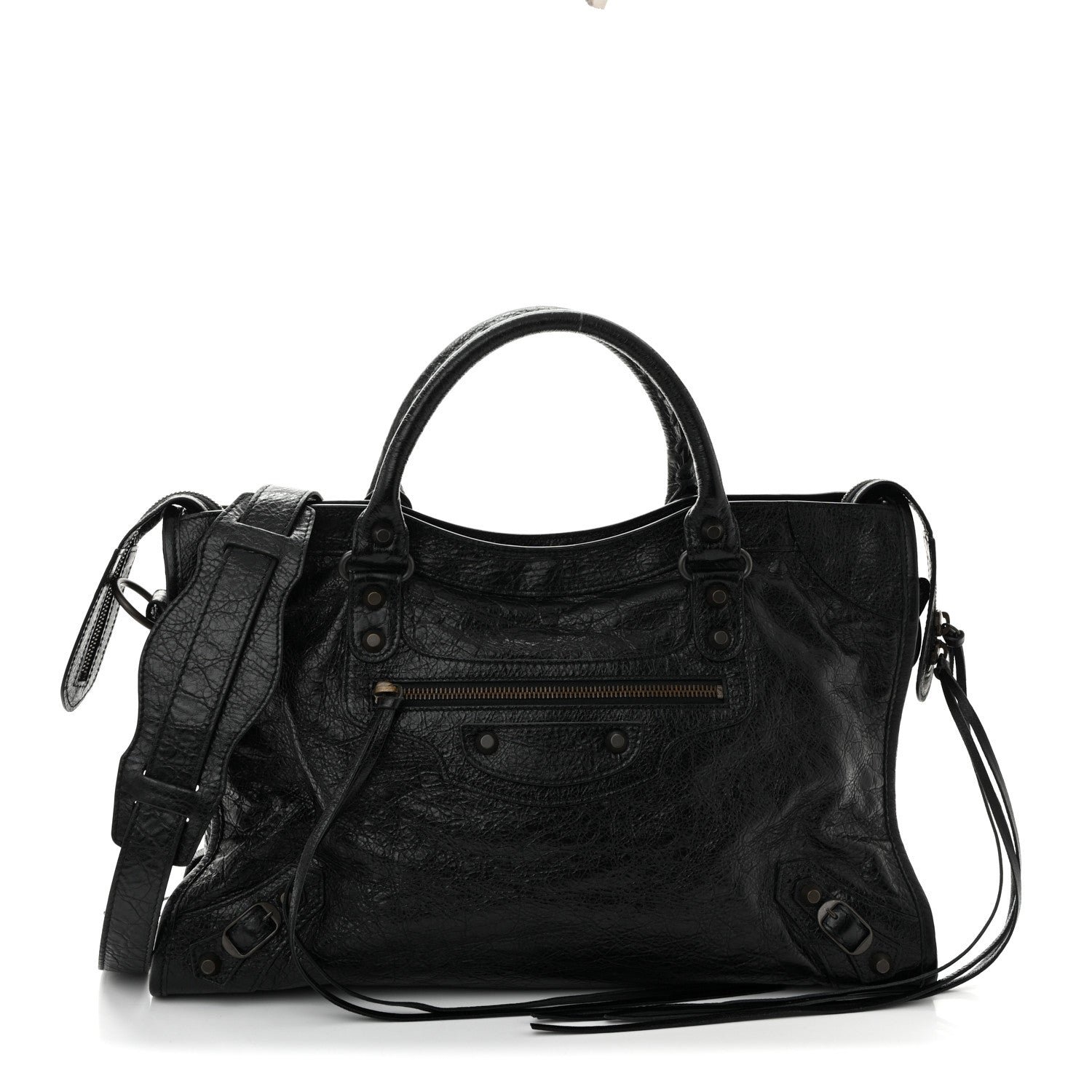 Balenciaga Agneau Classic Hardware City Black