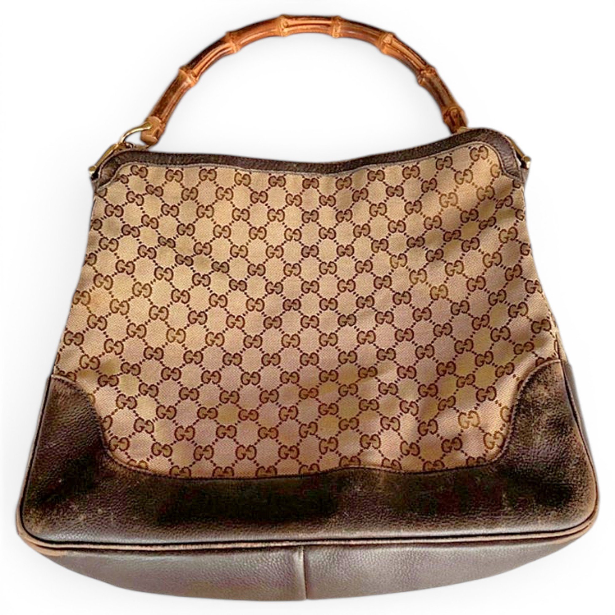 Vintage Bamboo cloth tote