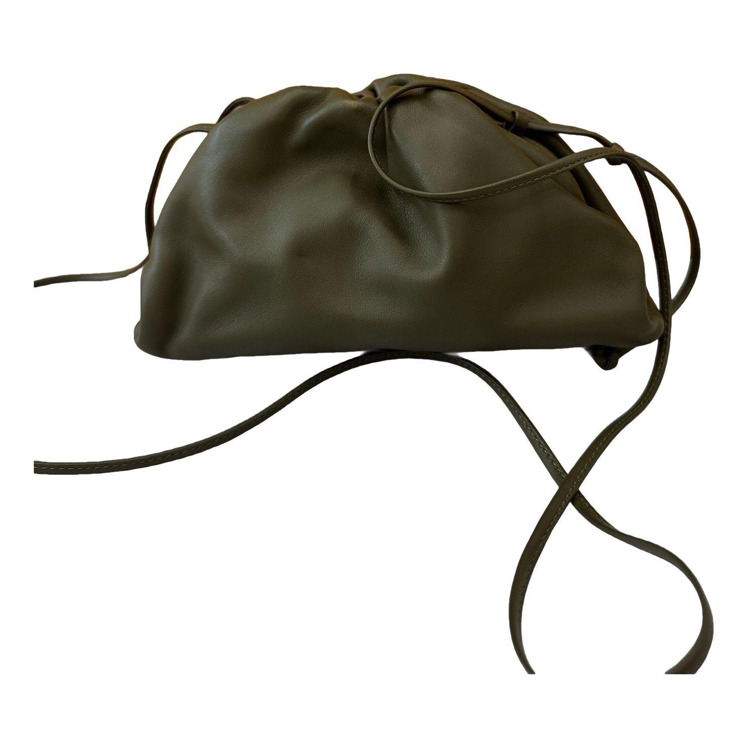 Pouch leather handbag