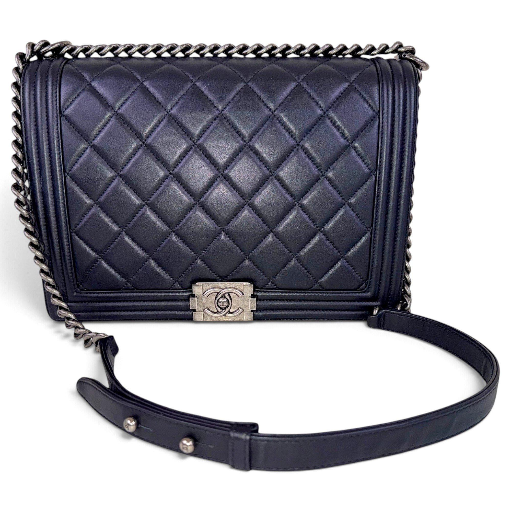 Chanel Boy leather handbag