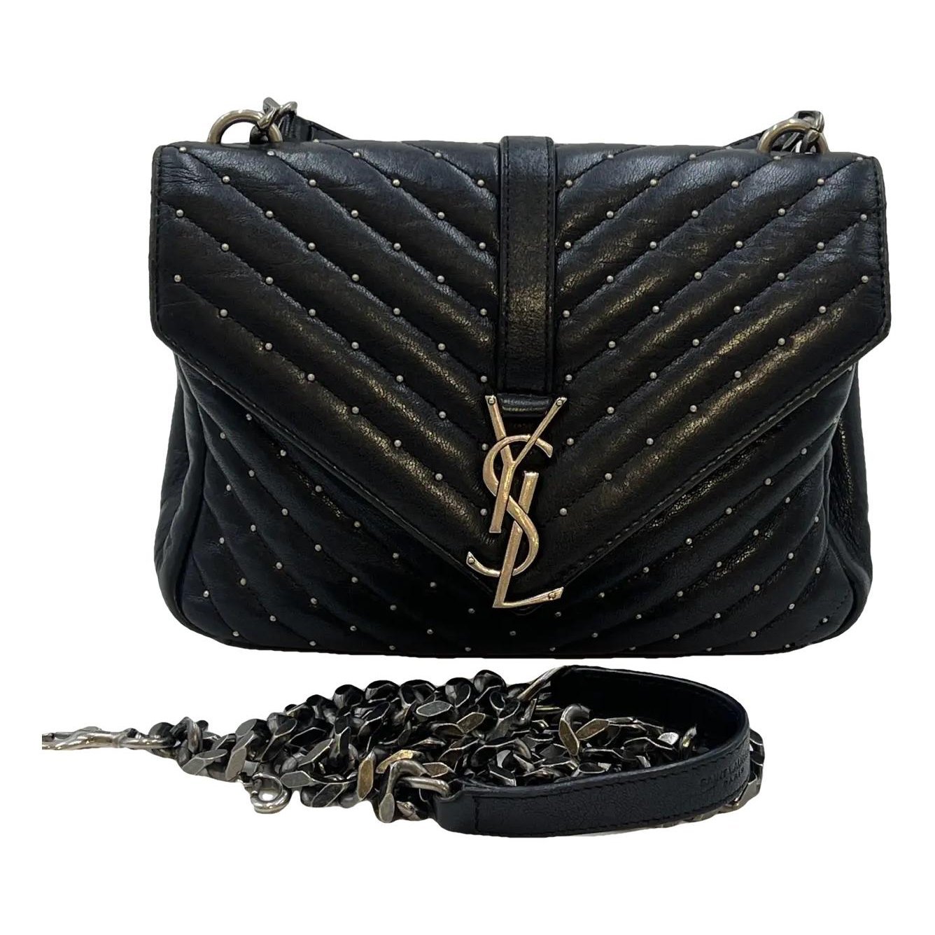 Collége monogramme leather crossbody bag