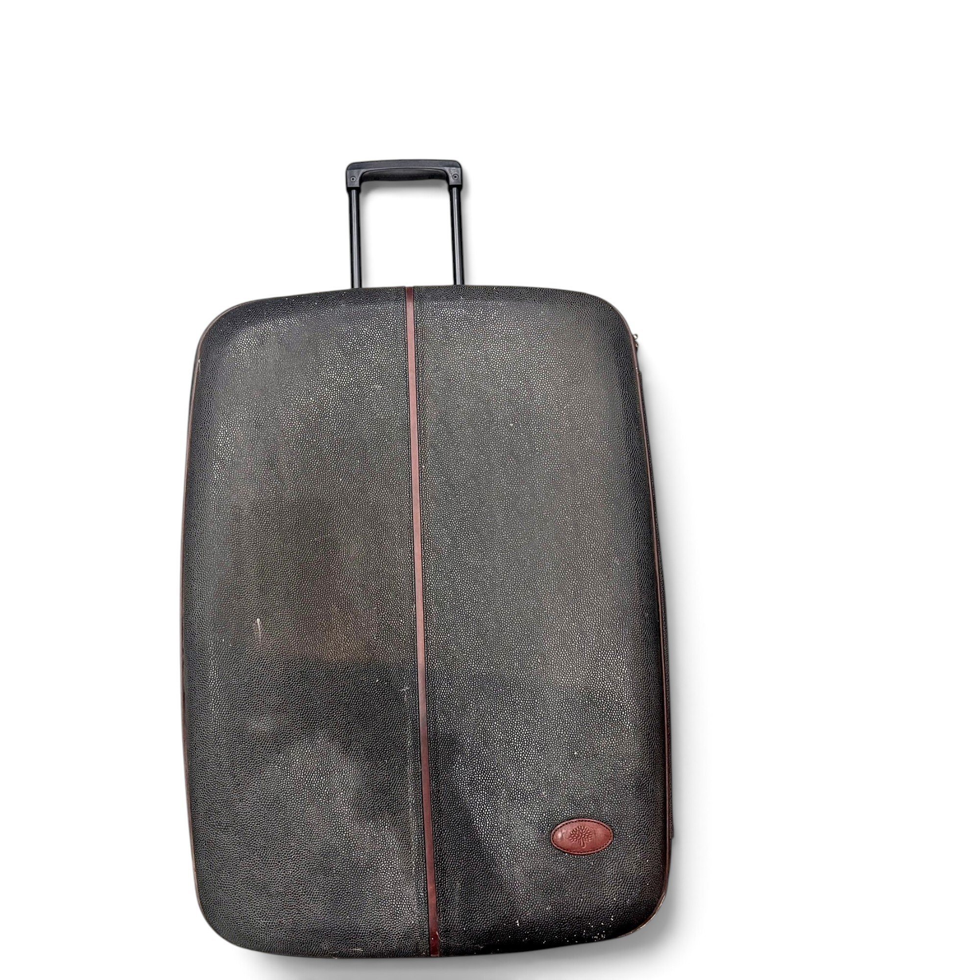 Leather travel bag