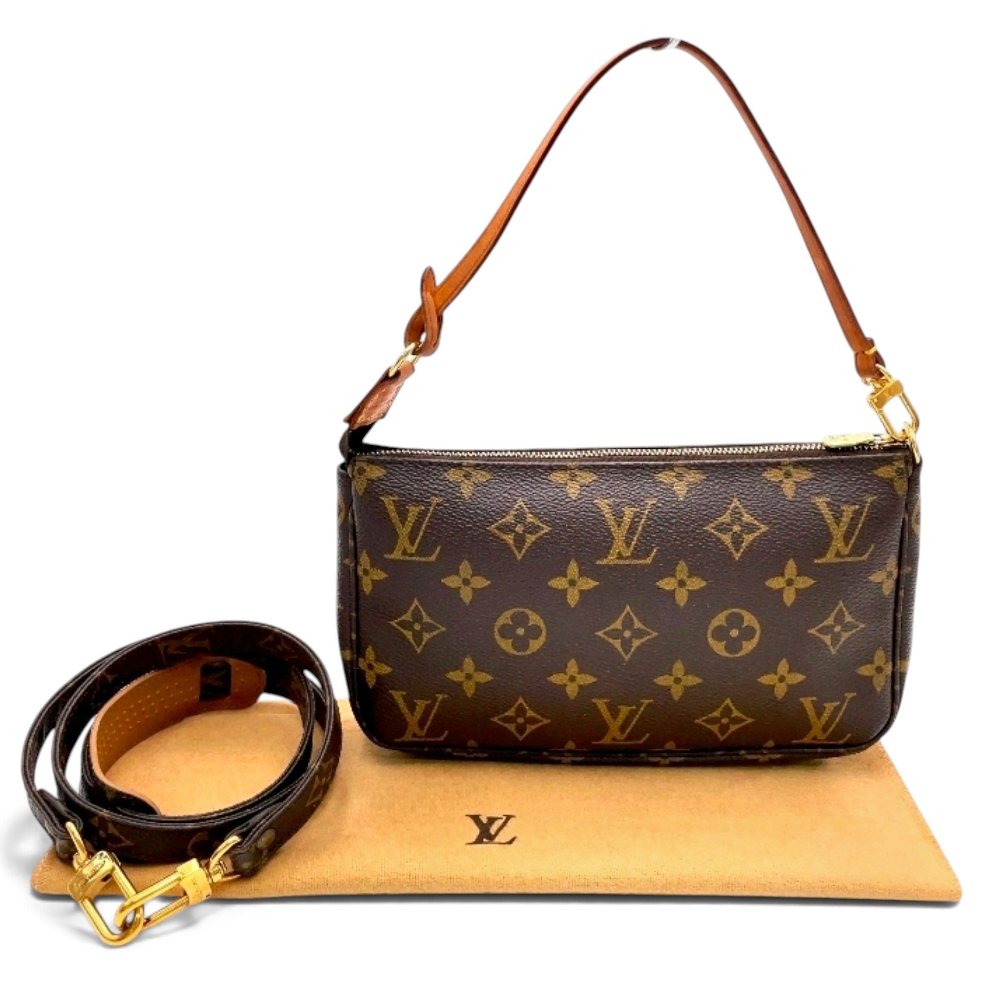 Louis Vuitton Pochette Accessoire leather handbag
