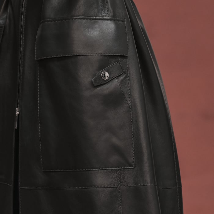 Gris Ardoise Bombers Coat