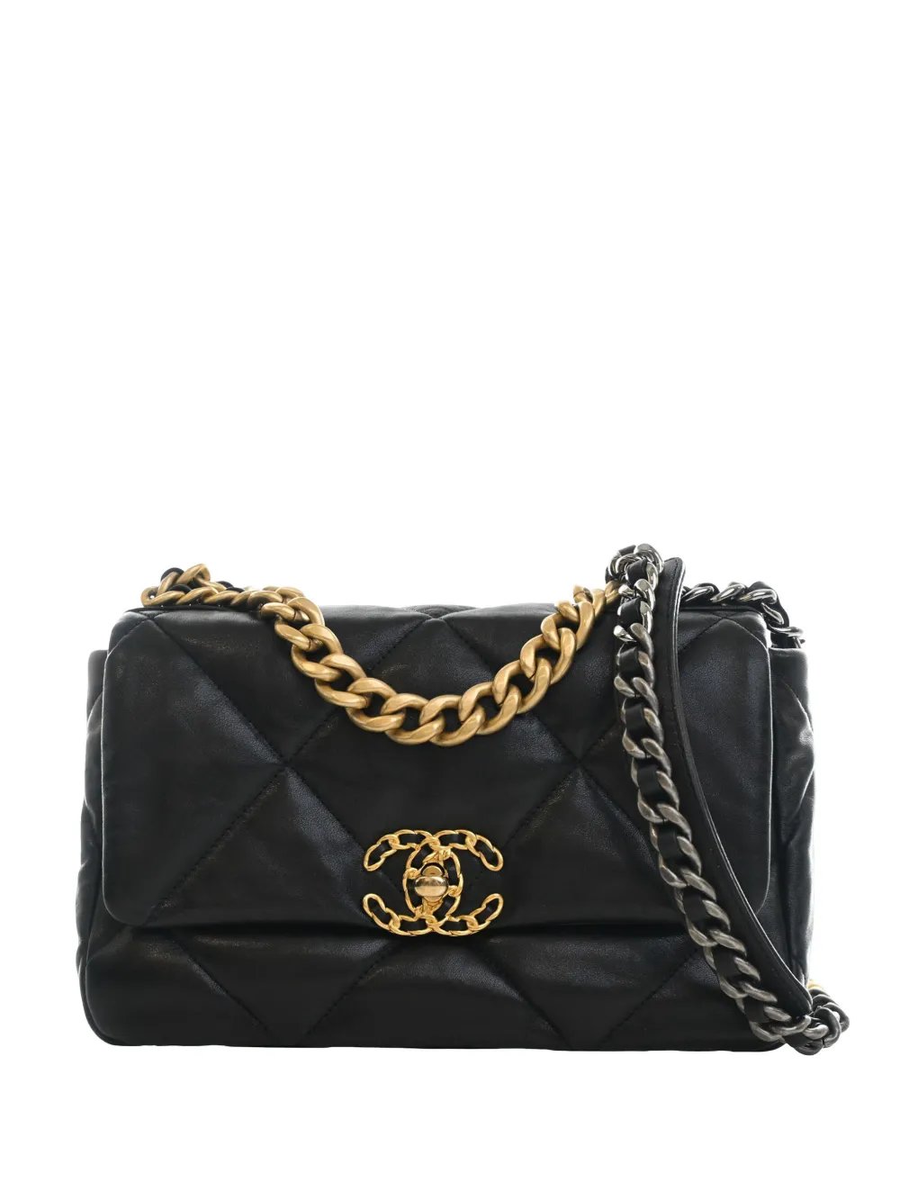 2019 Medium Lambskin 19 Flap satchel