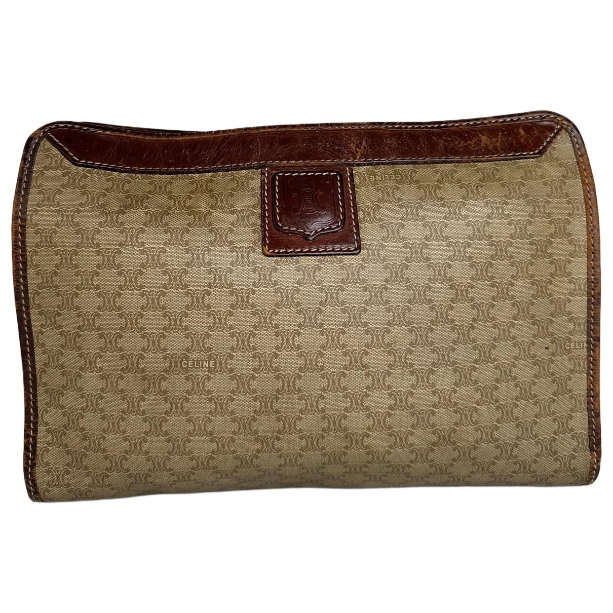 Triomphe leather mini bag