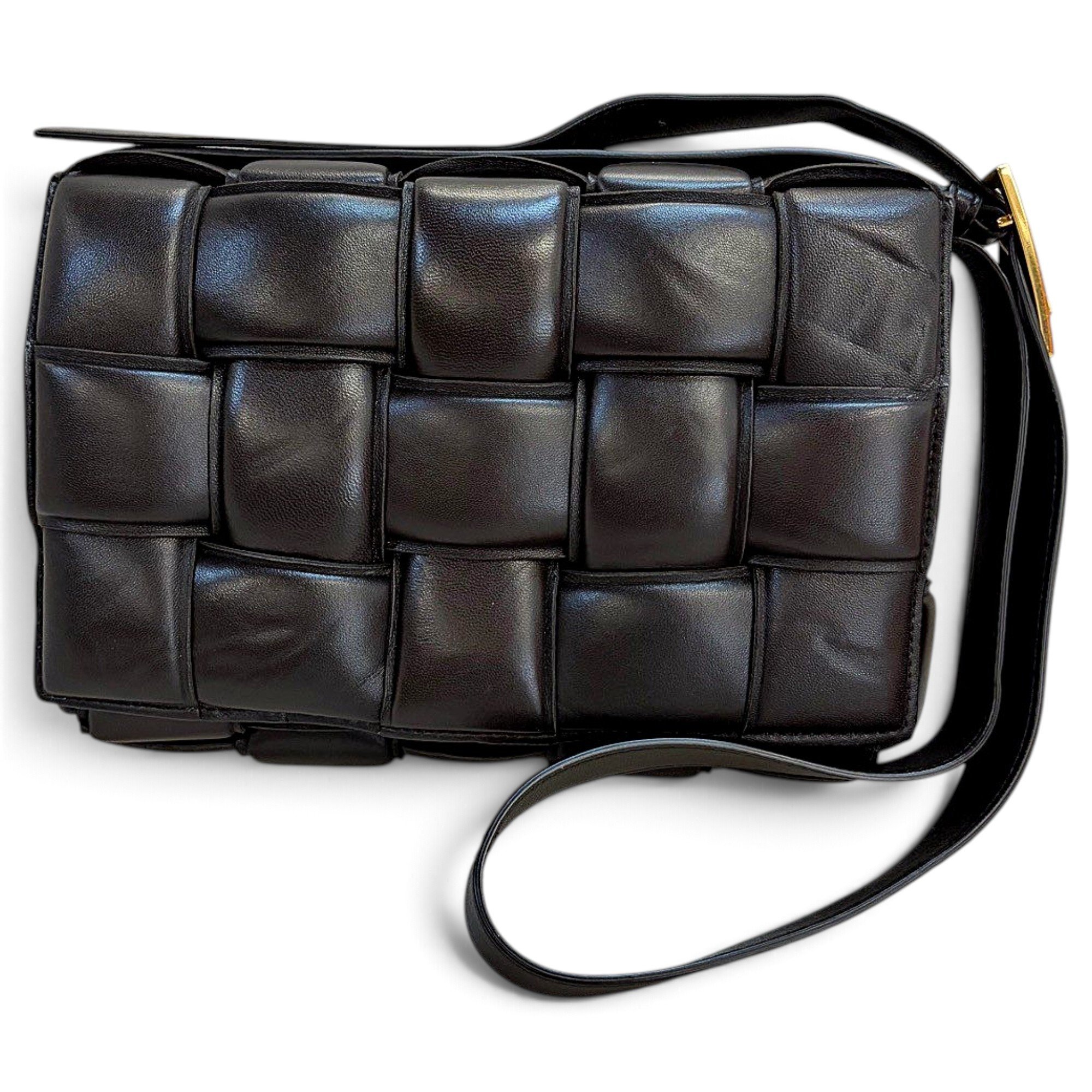 Cassette Padded leather handbag