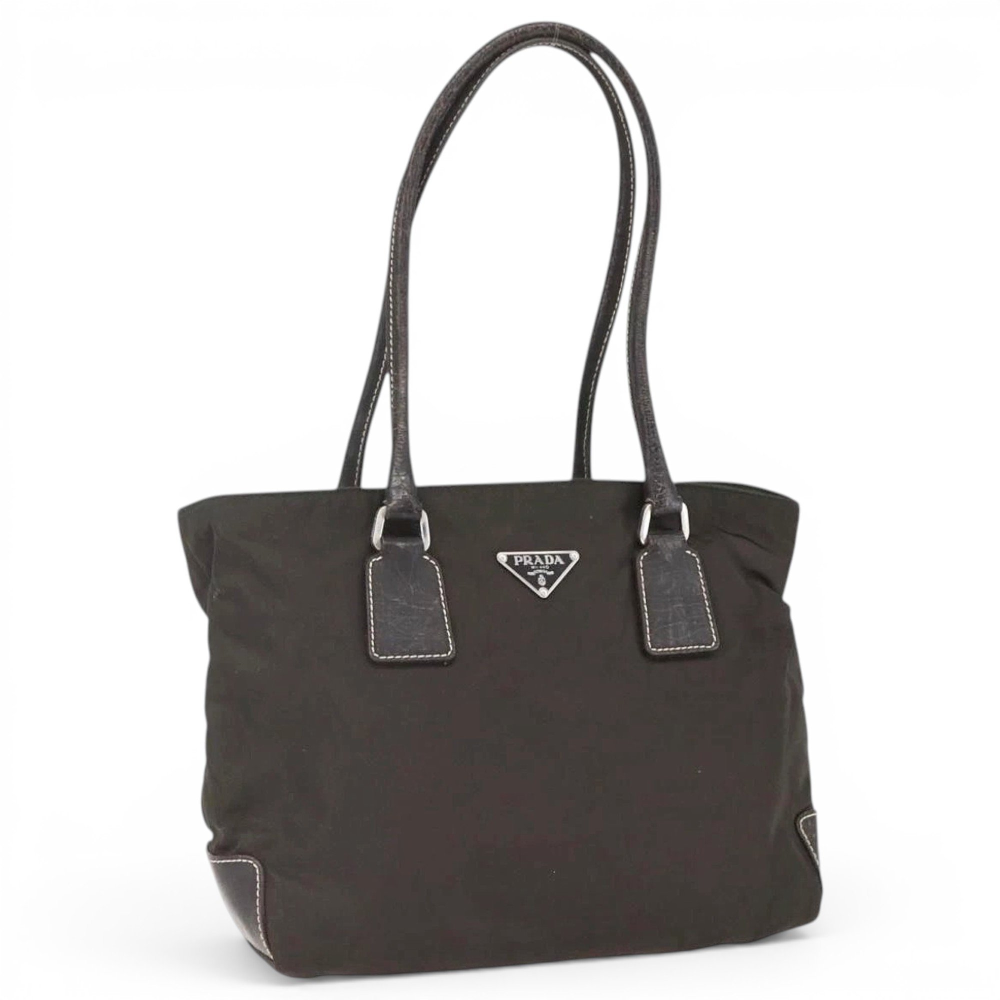 Leather tote